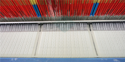China Bulk Custom Jacquard bamboo washcloths for face supplier Bespoke Cotton Grid Towels Producer